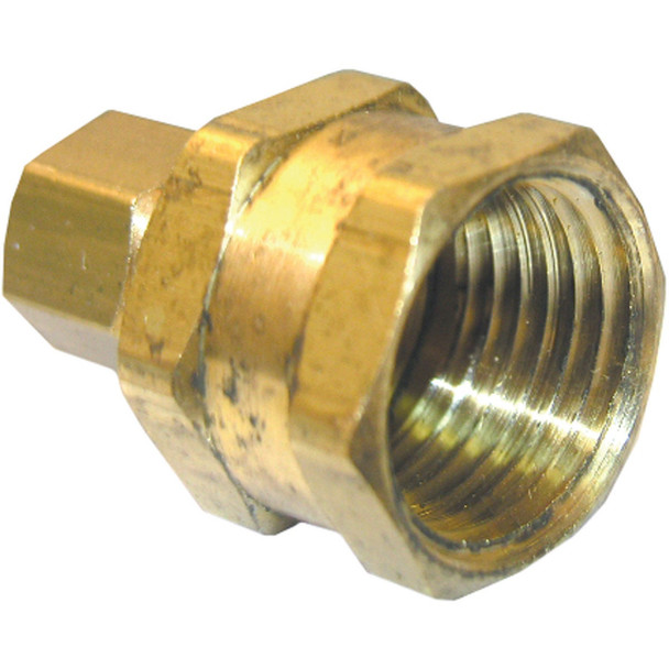 Lasco 5/16 In. C x 3/8 In. FPT Brass Compression Adapter 17-6625