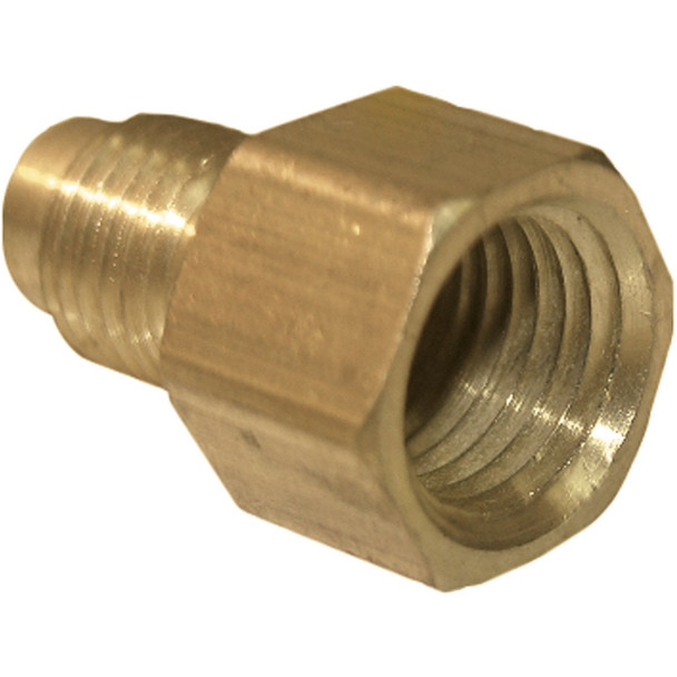 Lasco 1/4 In. M x 1/4 In. FPT Brass Flare Adapter 17-4611