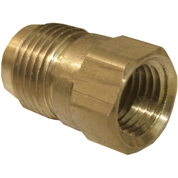 Lasco 3/8 In. M x 1/8 In. FPT Brass Flare Adapter 17-4627