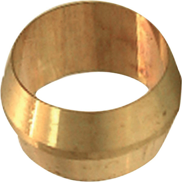 Lasco 1/8 In. Brass Compression Sleeve (2-Pack) 17-6001