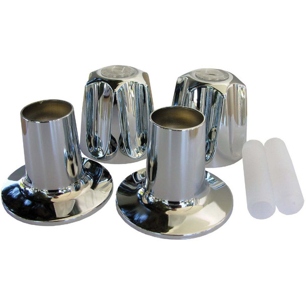 Lasco Price Pfister Round Clear Tub & Shower Handle Kit 01-9151