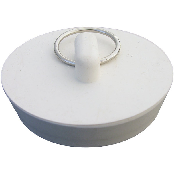 Lasco Hollow Stopper 2 In. White Sink Drain Stopper 02-3217