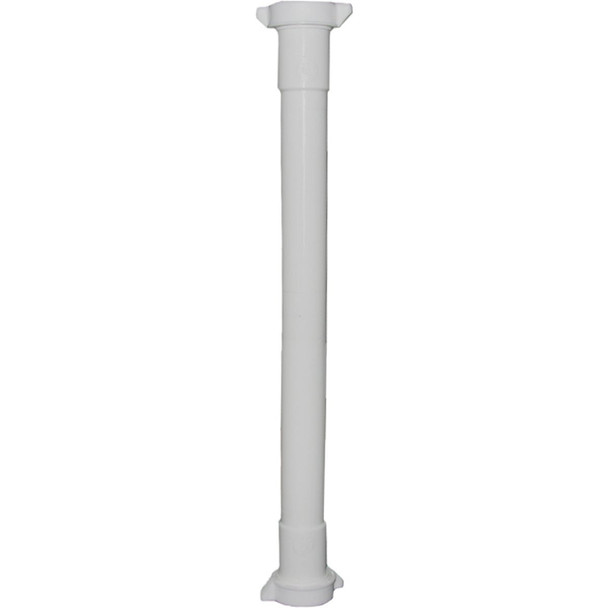 Lasco 1-1/4 In. OD x 16 In. L White Plastic Double-End Extension Tube 03-4347