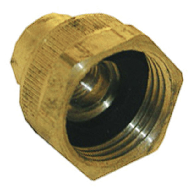Lasco 3/4 In. FHT x 1/4 In. Female Pipe Tap Brass Cap 15-1769