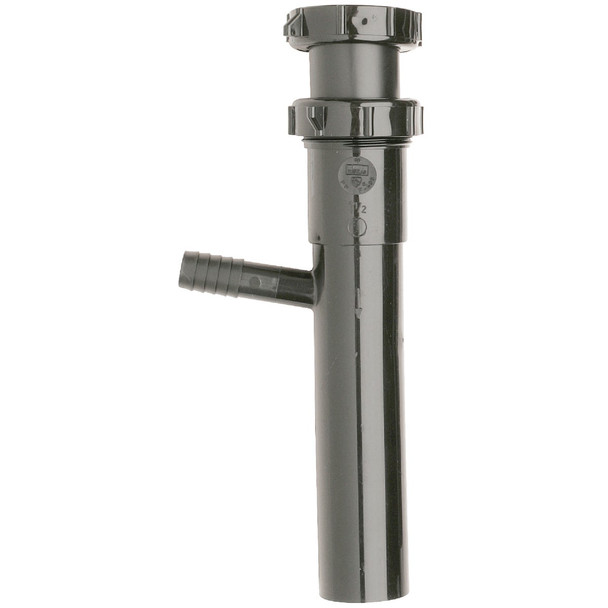 Do it Best 1-1/2 In. x 8 In. Black Dishwasher Tailpiece DIB66-14B
