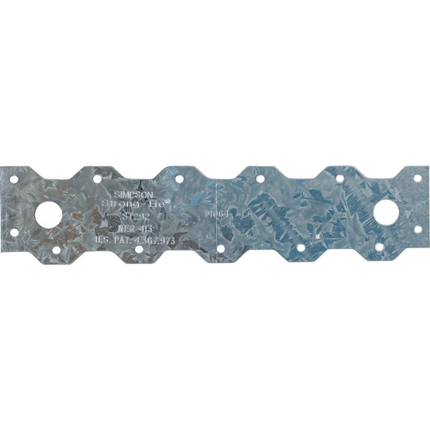 Simpson Strong-Tie 2-1/6 In. W. x 9-5/16 In. L 20 ga Steel Strap Tie ST292