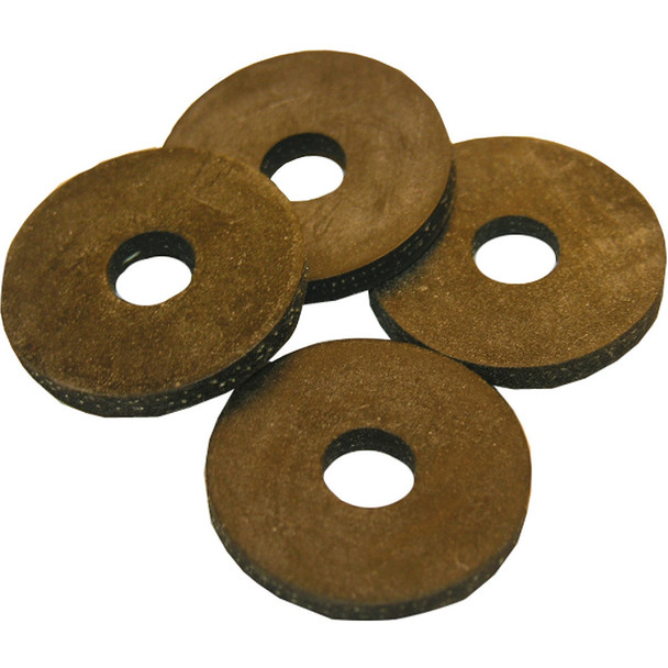 Lasco 1.13 In. Round Cloth Inserted Black Rubber Tank to Bowl Washers (4 Ct.)