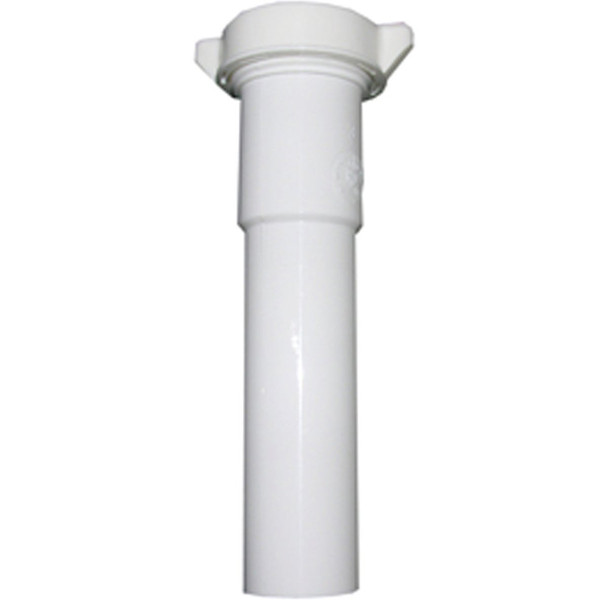 Lasco 1-1/2 In. OD x 12 In. L White Plastic Extension Tube 03-4325