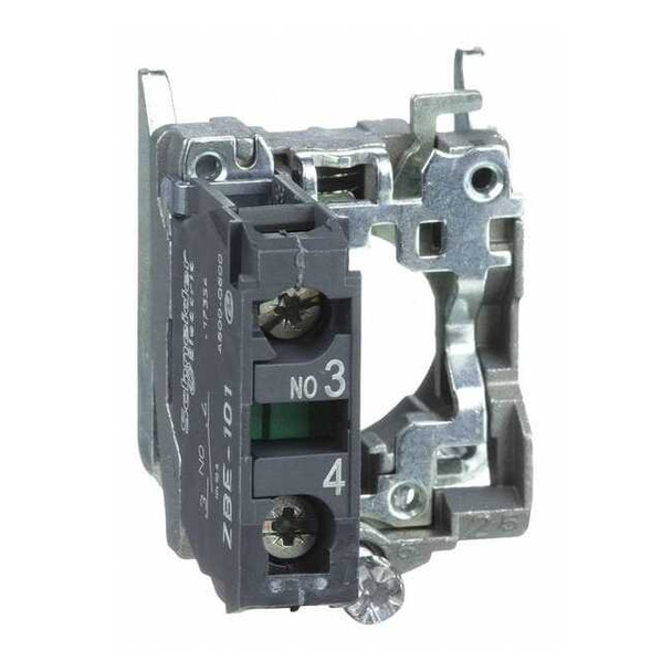 Schneider Electric Contact Block, Black, 1NO, 22 mm, ZB4 ZB4BZ101