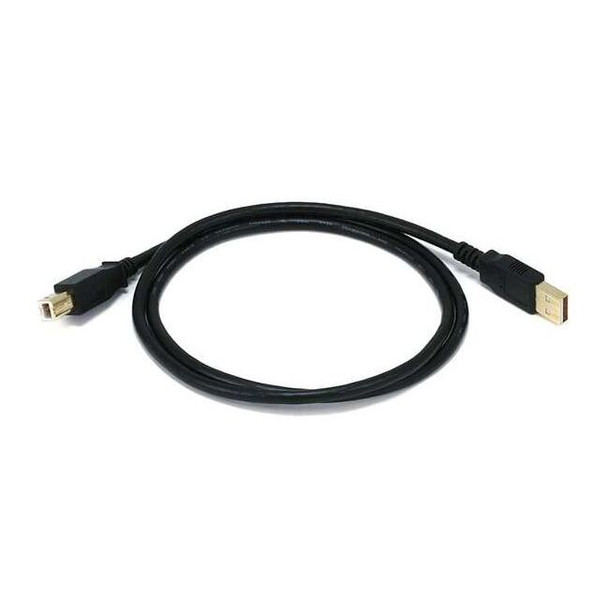 Monoprice Standard USB Cable,Black,36in L 5437