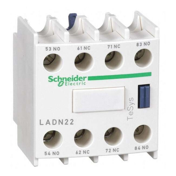 Schneider Electric Auxiliary Contact Block, 2NO/2NC, 10 A LADN22