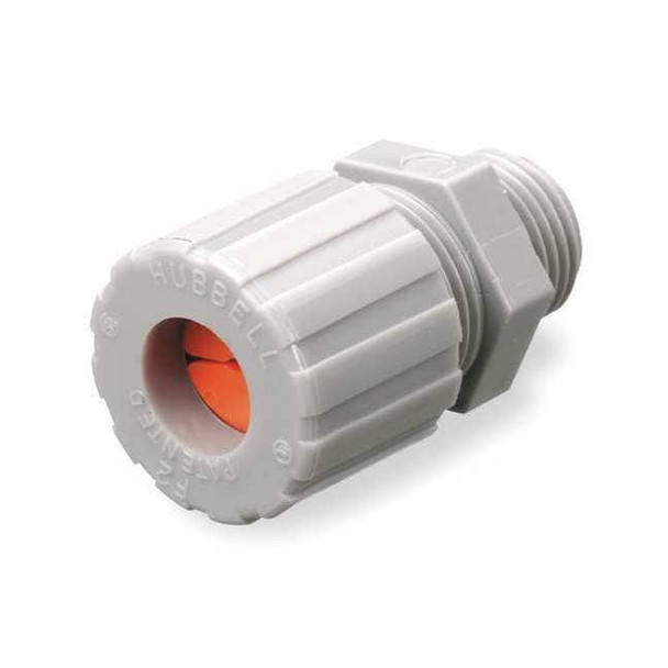 Hubbell Wiring Device-Kellems Liquid Tight Connector,1/2 in.,Red SHC1021CR