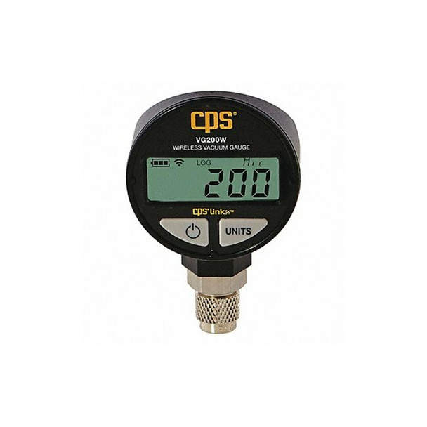 Blackmax Vacuum Gauge,Wireless,1/4" Flare VG200W