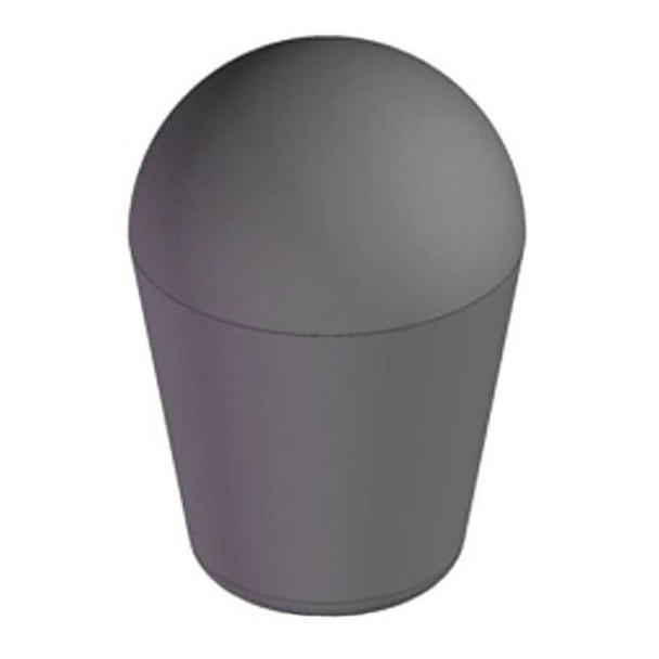 Shift Knob Soft Touch, 1/4-20 Thread Size, 2"L, Steel