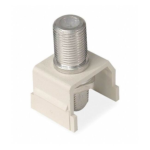 Hubbell Premise Wiring Keystone Jack,0.75 in H,Off-White SFFX