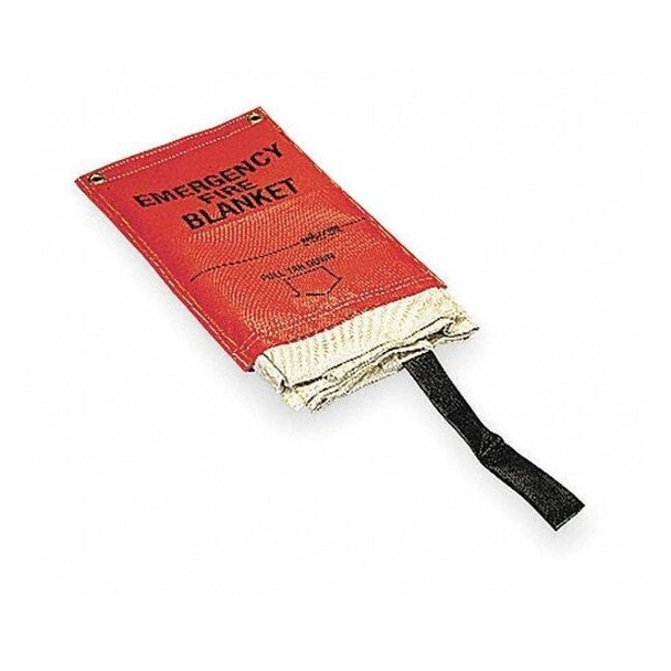 Sellstrom Fire Blanket and Pouch,Fiberglass S97450