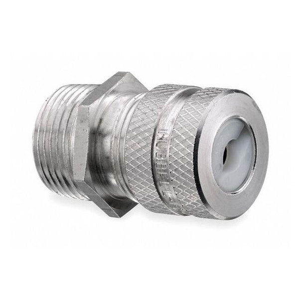 Liquid Tight Connector, 1in, Straight, Gray