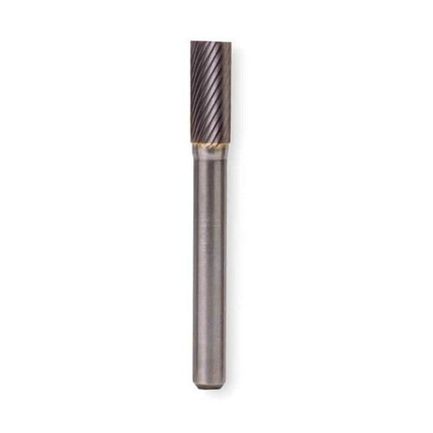 Widia Carbide Bur,Cylindrical,1/2,SGL Cut M40217