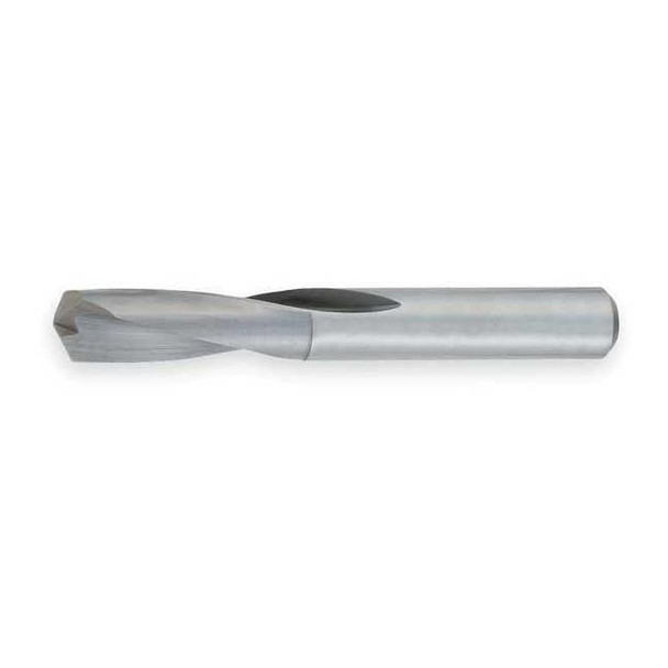 Screw Machine Drill Bit, 1/16 in Size, 135  Degrees Point Angle, Spiral Flute