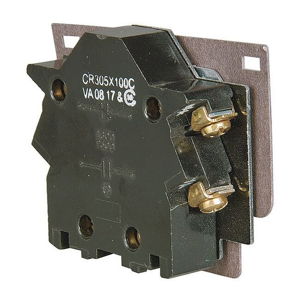 Ge Aux Contact Block,1NO/1NC,Size 00,0,1 CR305X100C