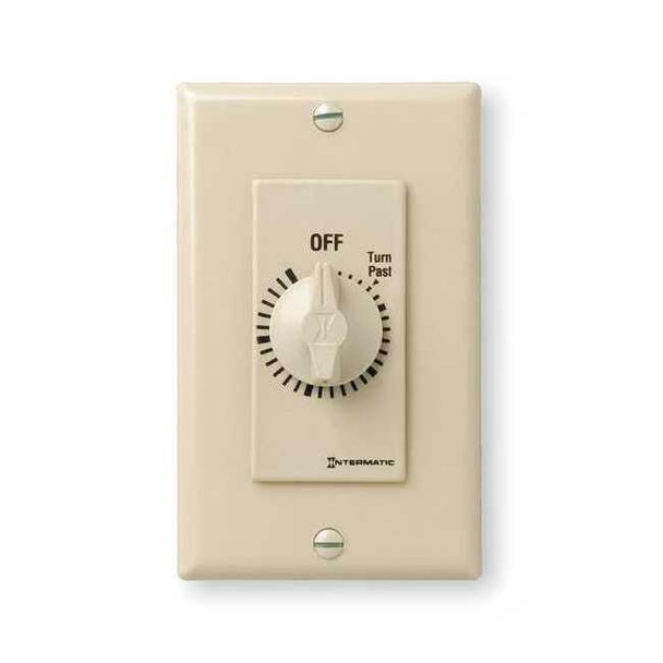Intermatic Spring-WoundTimer,Ivory,277V AC,5 min FD5M