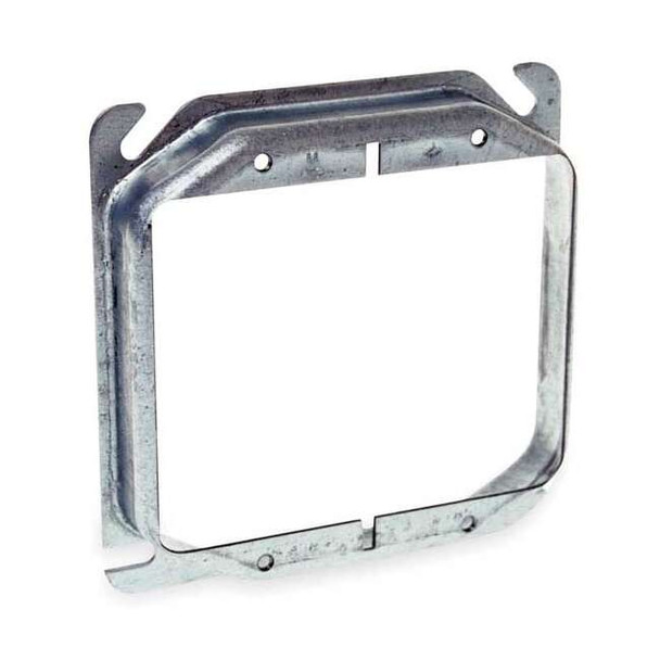 Raco Mud Ring, 2 Gangs, Galvanized Zinc, Square Box Type 779