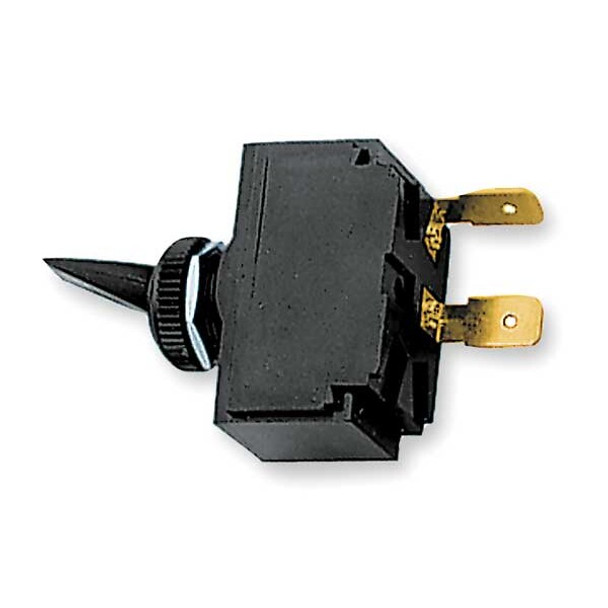 Marine Toggle Switch, SPST, 2 Connections, On/Off/On, 15A at 12VDC
