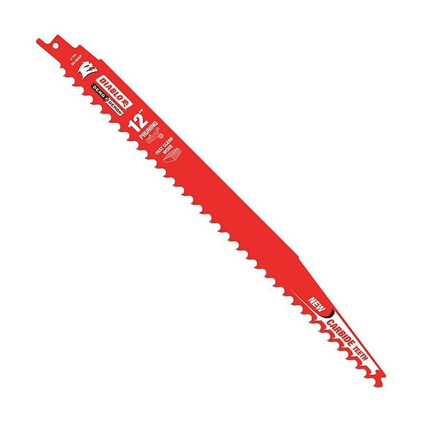 Diablo 12 in L x 3 TPI Reciprocating Saw Blade, 3 PK DS1203CP3