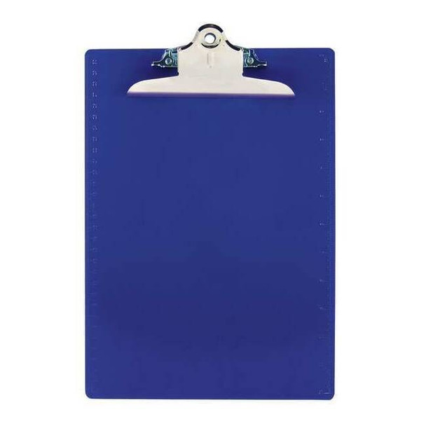 Manufacturer Varies 8-1/2" x 11" Plastic Clipboard 1", Blue 1DNT8