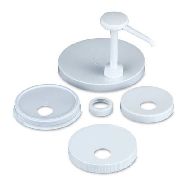 San Jamar Pump and Lid Kit,2 in H,Plastic P7310GR