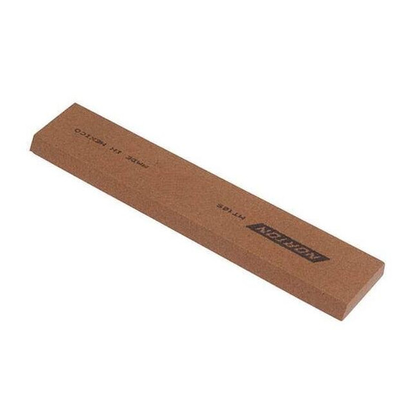 Reamer Stone, 6 in W, 1 in L, 1/4 in H, Aluminum Oxide, Brown, Orange