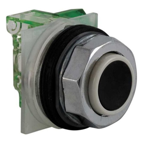 Schneider Electric Push Button Operator, 30 mm, 1NO, Black 9001KR3BH5
