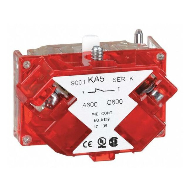 Schneider Electric Contact Block,1NC Late Open,30mm 9001KA5