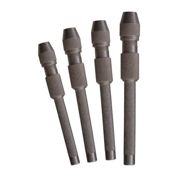 Moody Tool Hollow Core Pin Vise Set,0-.187 In,4 Pc 58-0196