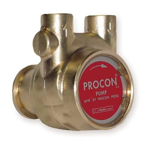 Procon Pump, Rotary Vane, Brass, Max. Flow (GPH): 346 114B330F11XX