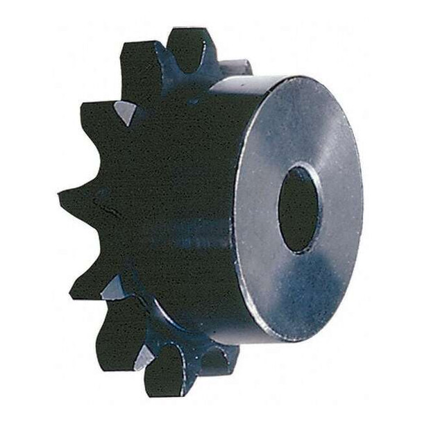 Tsubaki Sprocket, Plain, 40 Chain Size, 1/2 Bore Dia., 10 # of Teeth 40B10