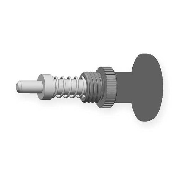 Pop Pin Weld On Barrel, 3/8" Tip Dia., 0.600"L, Pull Knob