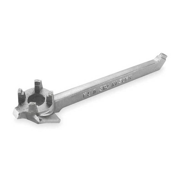 Ampco Safety Tools Drum Bung/Plug Wrench,Offset,12 In. L W-56
