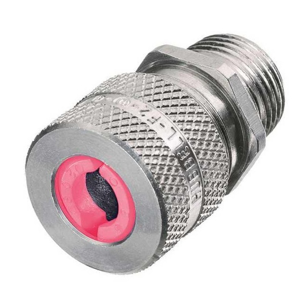 Liquid Tight Connector, 1in, Straight, Pink