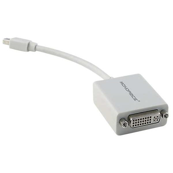 Monoprice White Mini Displayport to DVI Adapter 5106