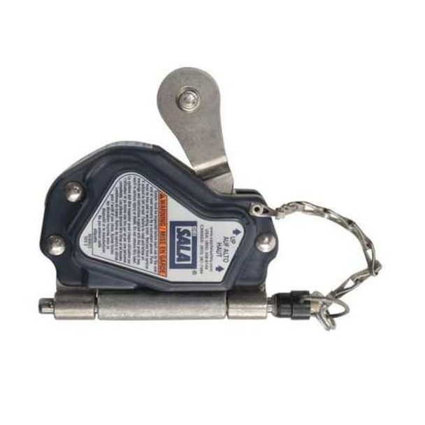 Rope Grab, Stainless Steel, 310 lb., Blue, For Rope Size: 5/8 in