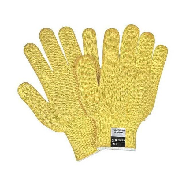 Cut Resistant Coated Gloves, Cut Level A3 ,PVC ,Fish Net ,M 12 PK