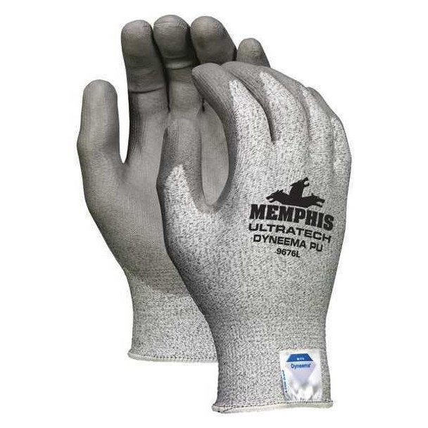Cut-Resistant Coated Gloves, Cut Level A3 ,Dipped ,Polyurethane ,Smooth ,XL 1 PR