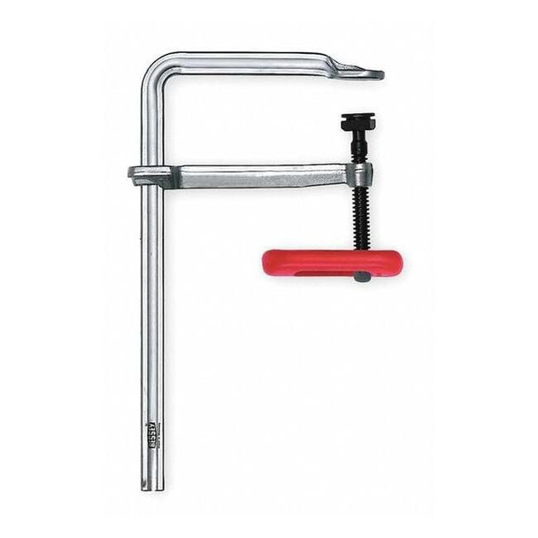 Bessey 12 in Bar Clamp, Plastic, Steel Handle and 8 in Throat Depth DT2400-12
