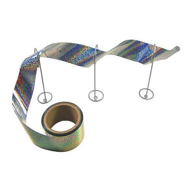 Bird-X Visual Bird Repellers,100 ft,Silver TAPE-100
