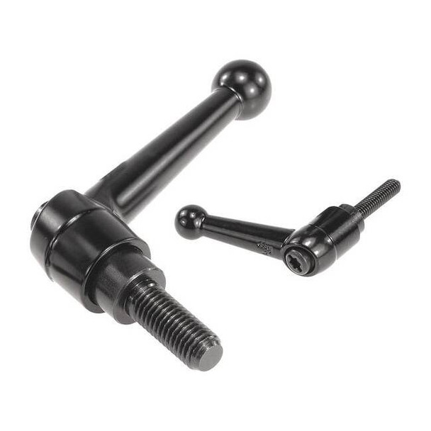 Adjustable Handle, Size: 4 1/2-13X55 Zinc, Black Satin, Comp: Steel
