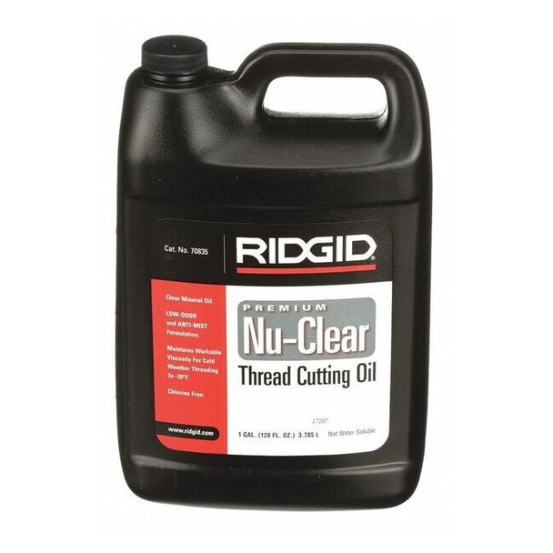 Ridgid Thread Cutting Oil, Nu-Clear, 1 Gal. 70835
