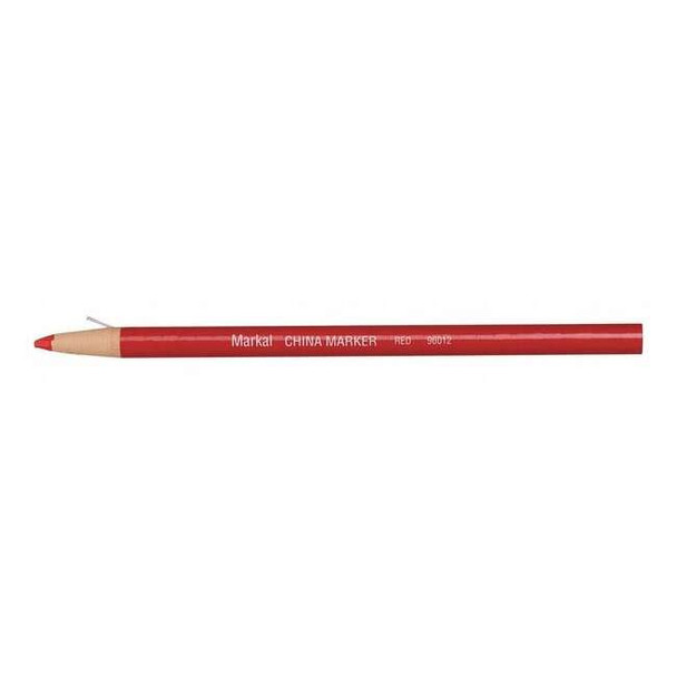 Markal China Marker, Medium Tip, Red Color Family 96012