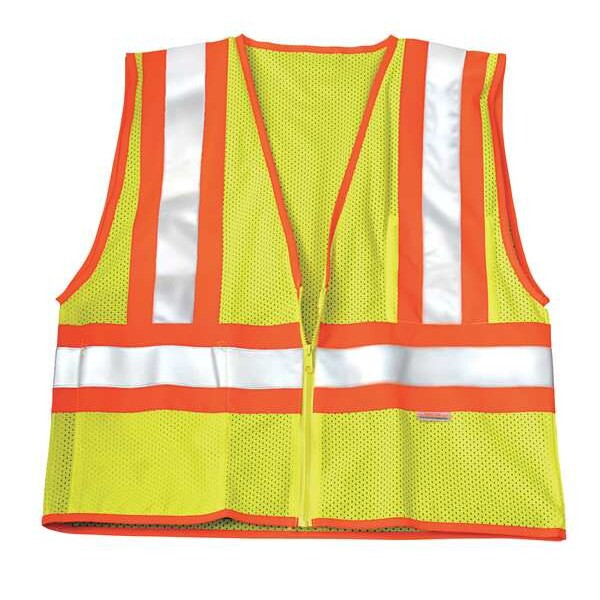 Kishigo Large Class 2 High Visibility Vest, Lime 1056-L