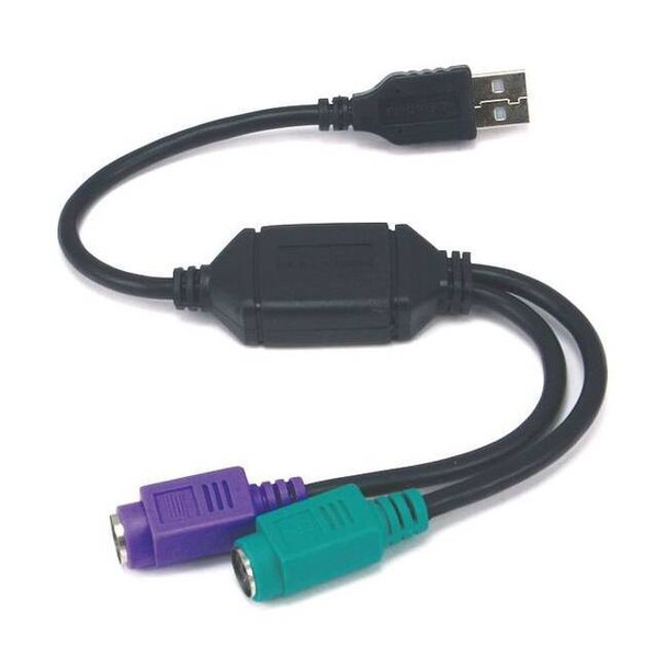 Monoprice USB to PS/2 Dual Ps2 Conv Adapter,Blk 10934